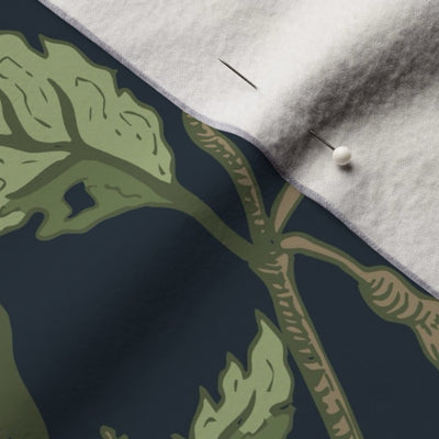 Umbral Bloom Velvet Throw Blanket