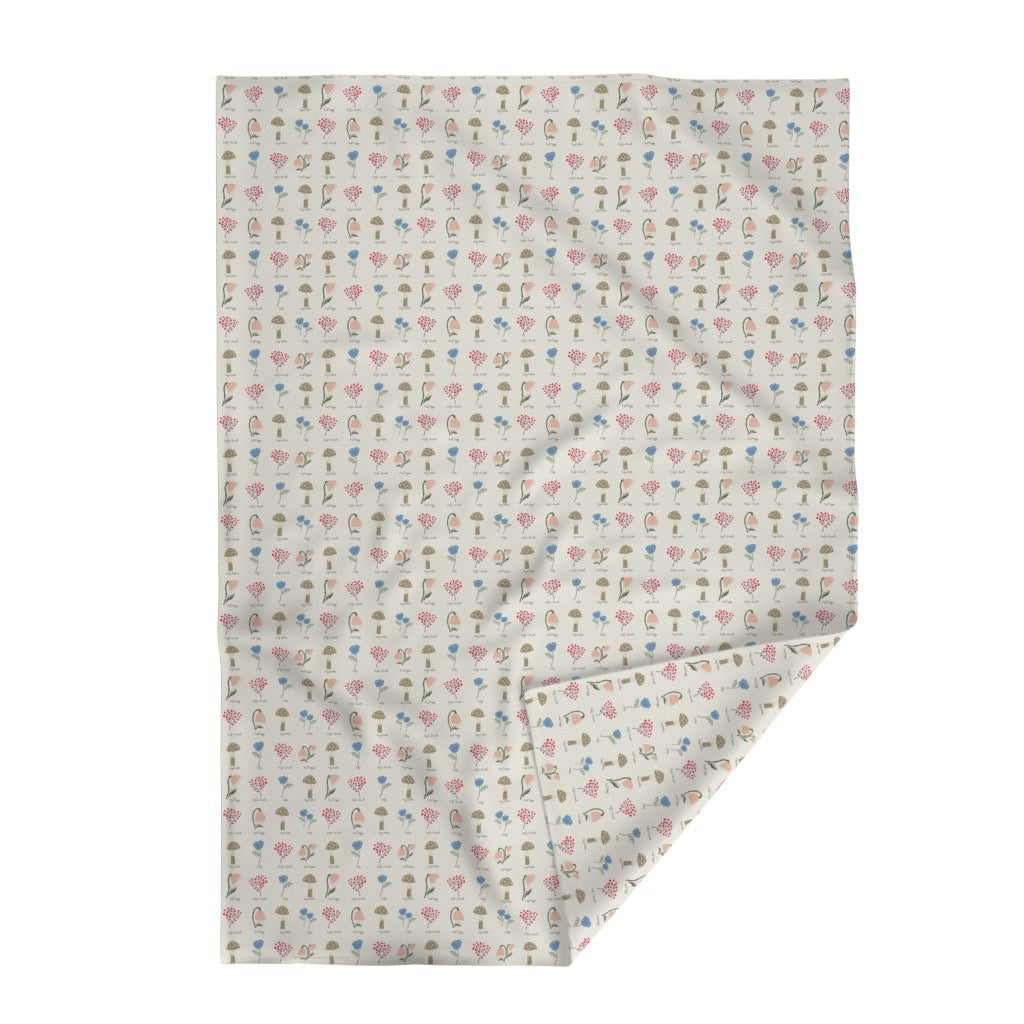 Field Guide Velvet Throw Blanket