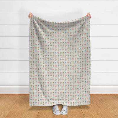 Field Guide Velvet Throw Blanket