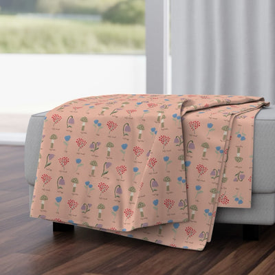 Field Guide Velvet Throw Blanket