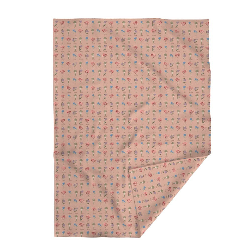 Field Guide Velvet Throw Blanket