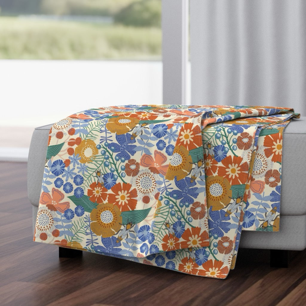 Canopy Velvet Throw Blanket