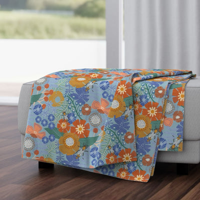 Canopy Velvet Throw Blanket