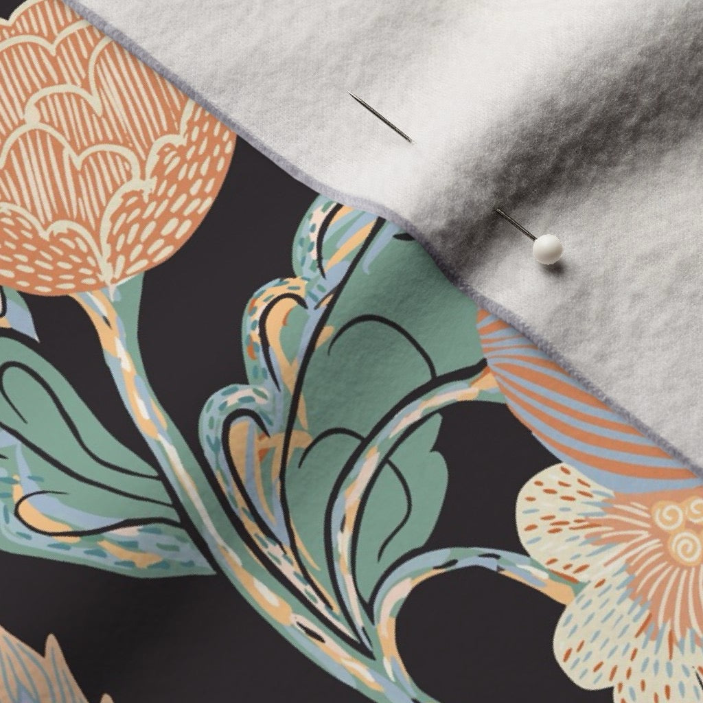 Meadow Song Velvet Throw Blanket