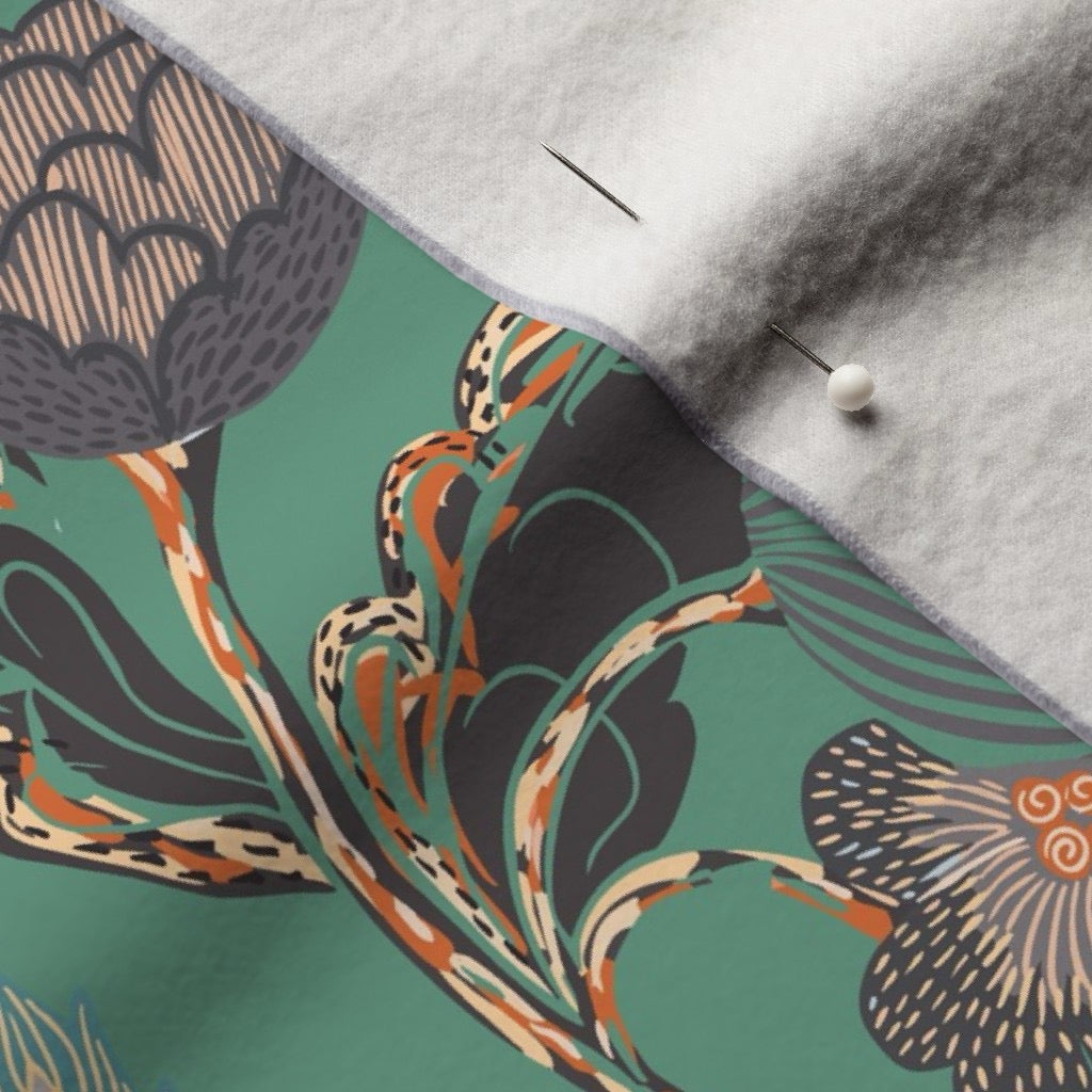 Meadow Song Velvet Throw Blanket