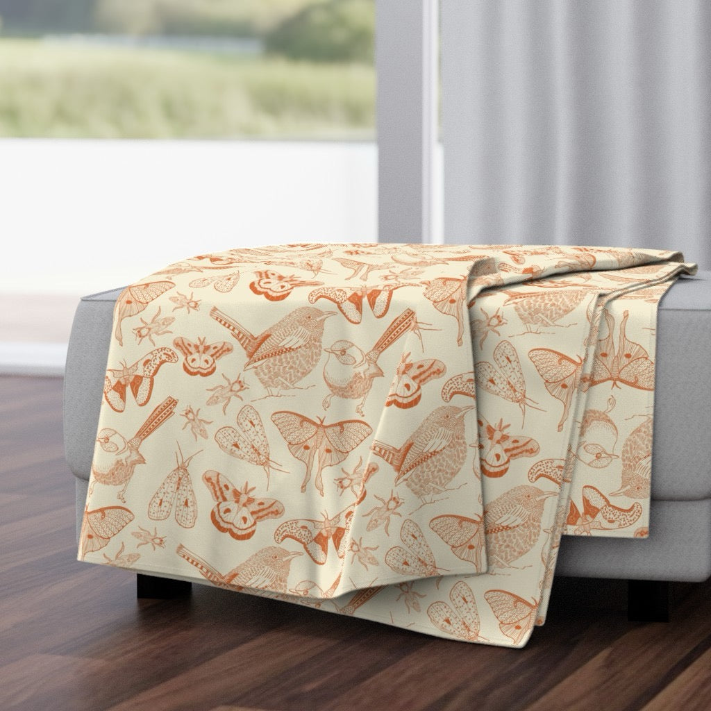 Garden Keepers Velvet Throw Blanket