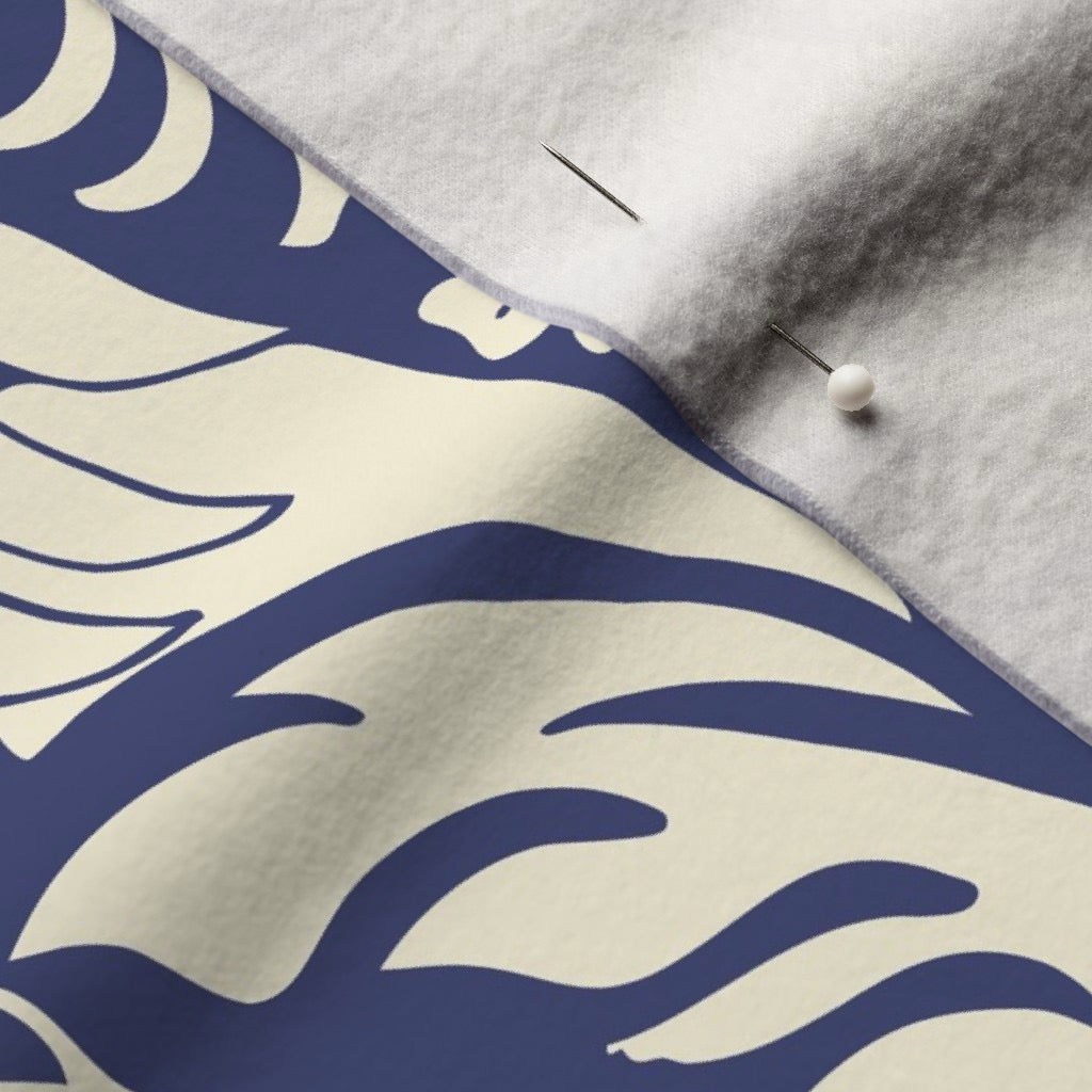 Aviary Damask Velvet Throw Blanket