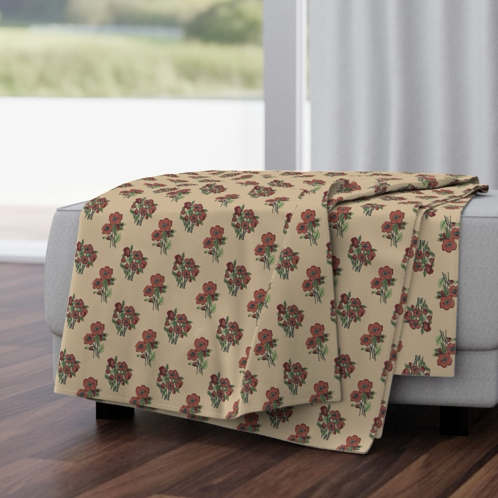 Nightshade Scatter Velvet Throw Blanket