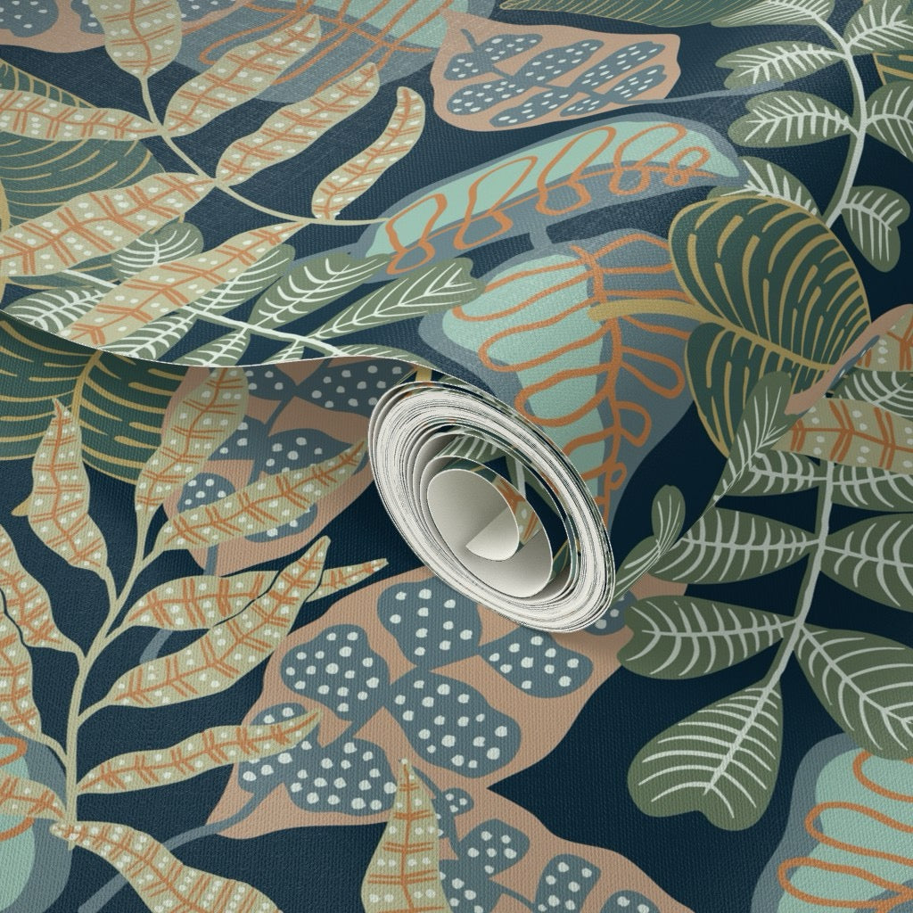 Jungle Flora Wallpaper