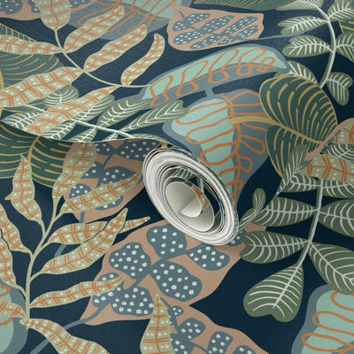 Jungle Flora Wallpaper