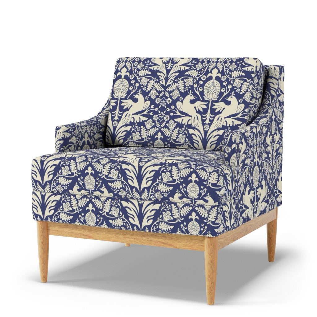Aviary Damask Fabric