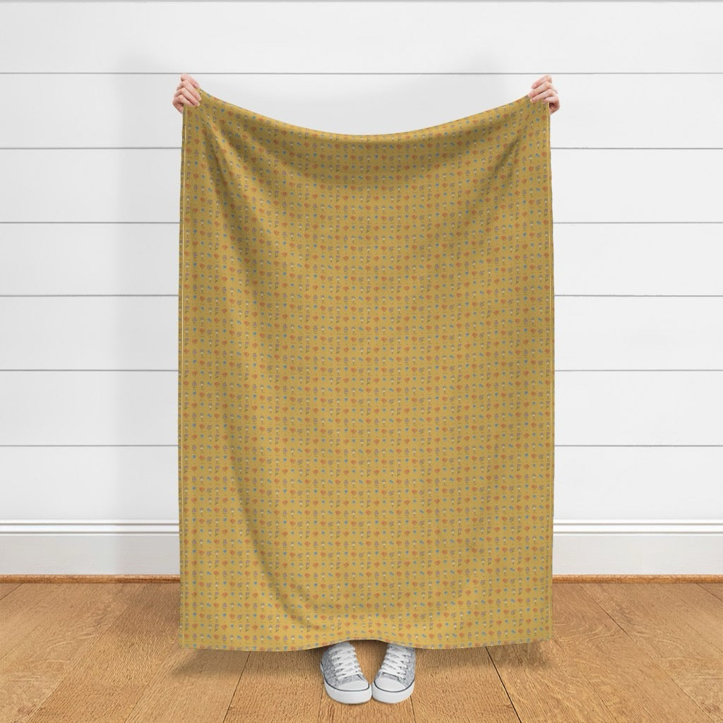 Field Guide Velvet Throw Blanket