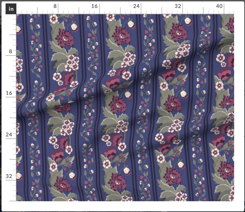 Rosewood Garden Fabric