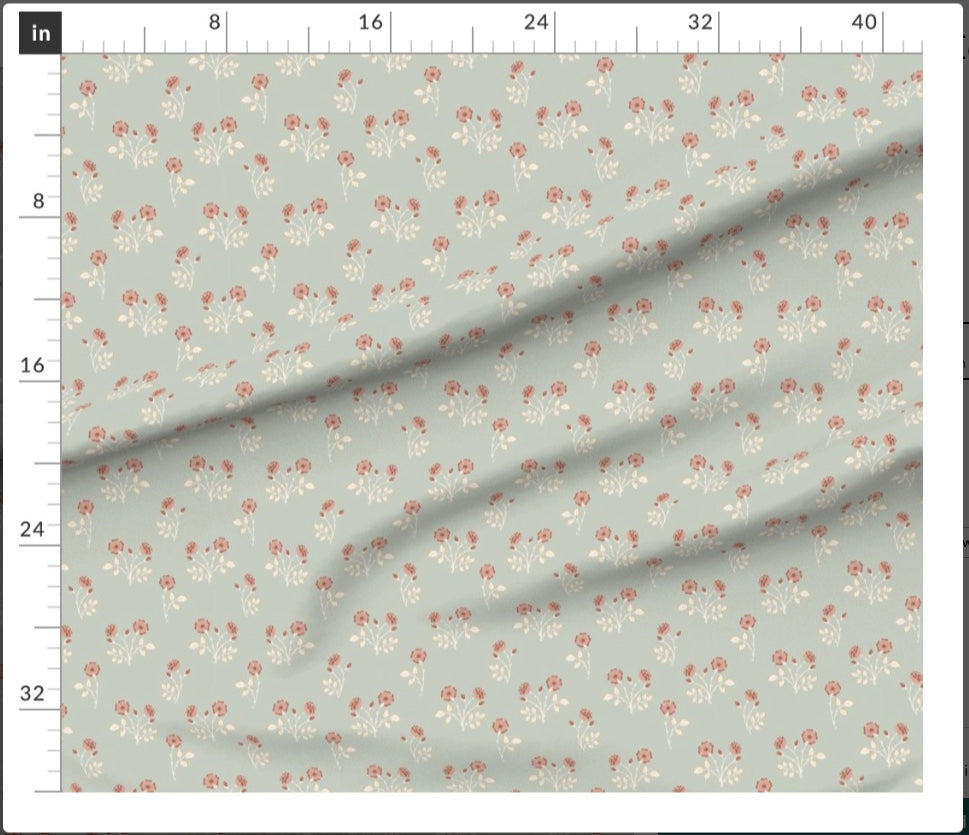 Rosehip Meadow Fabric