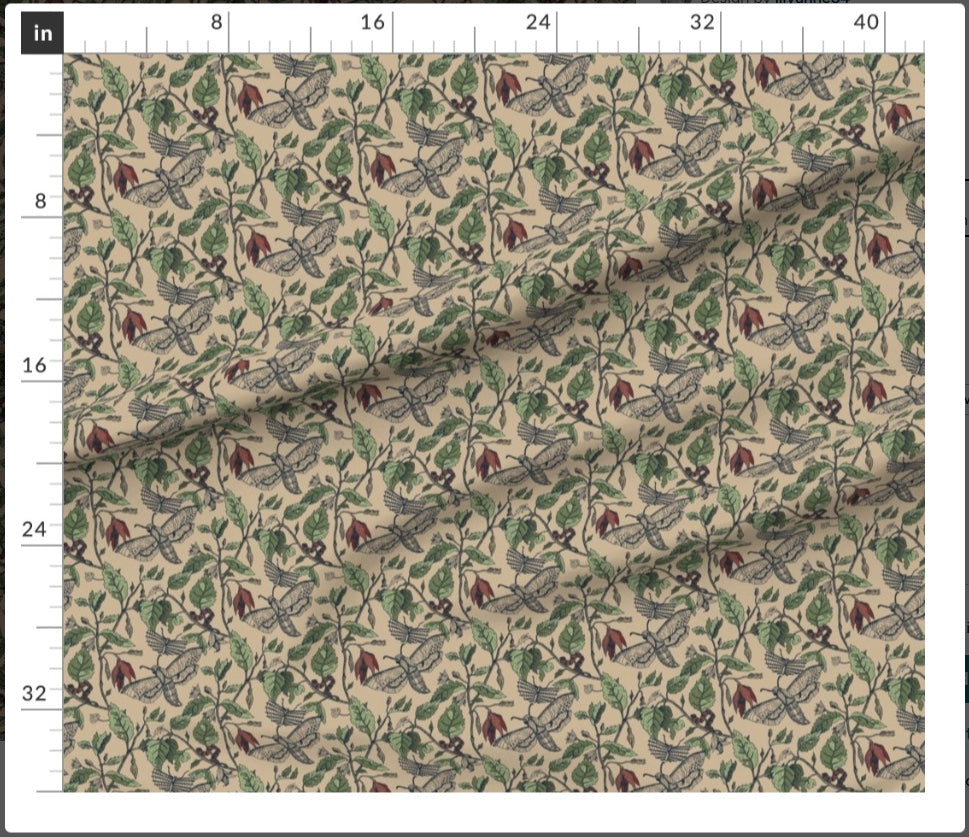 Umbral Bloom Fabric