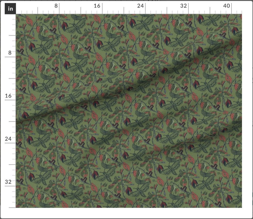 Umbral Bloom Fabric
