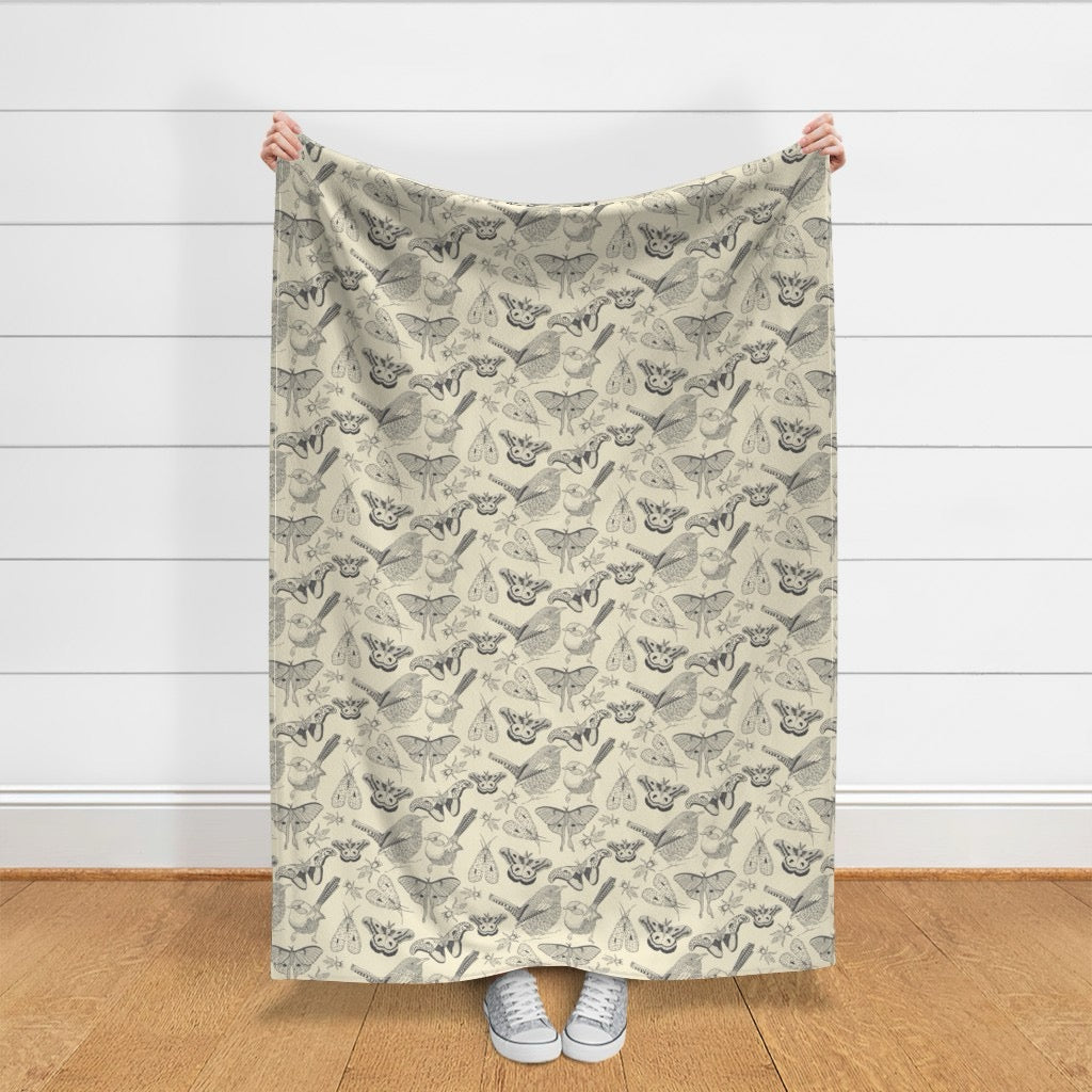 Garden Keepers Velvet Throw Blanket