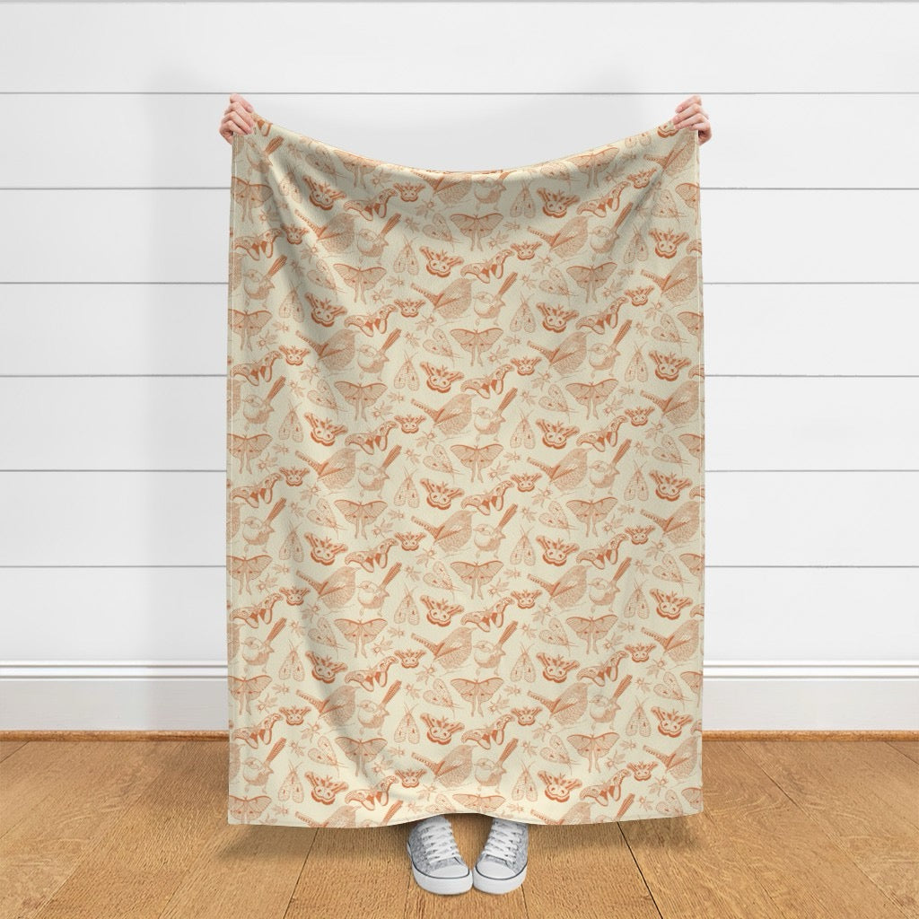Garden Keepers Velvet Throw Blanket