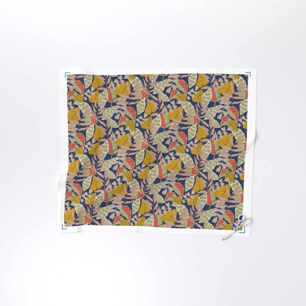 Jungle Flora in Red Fabric