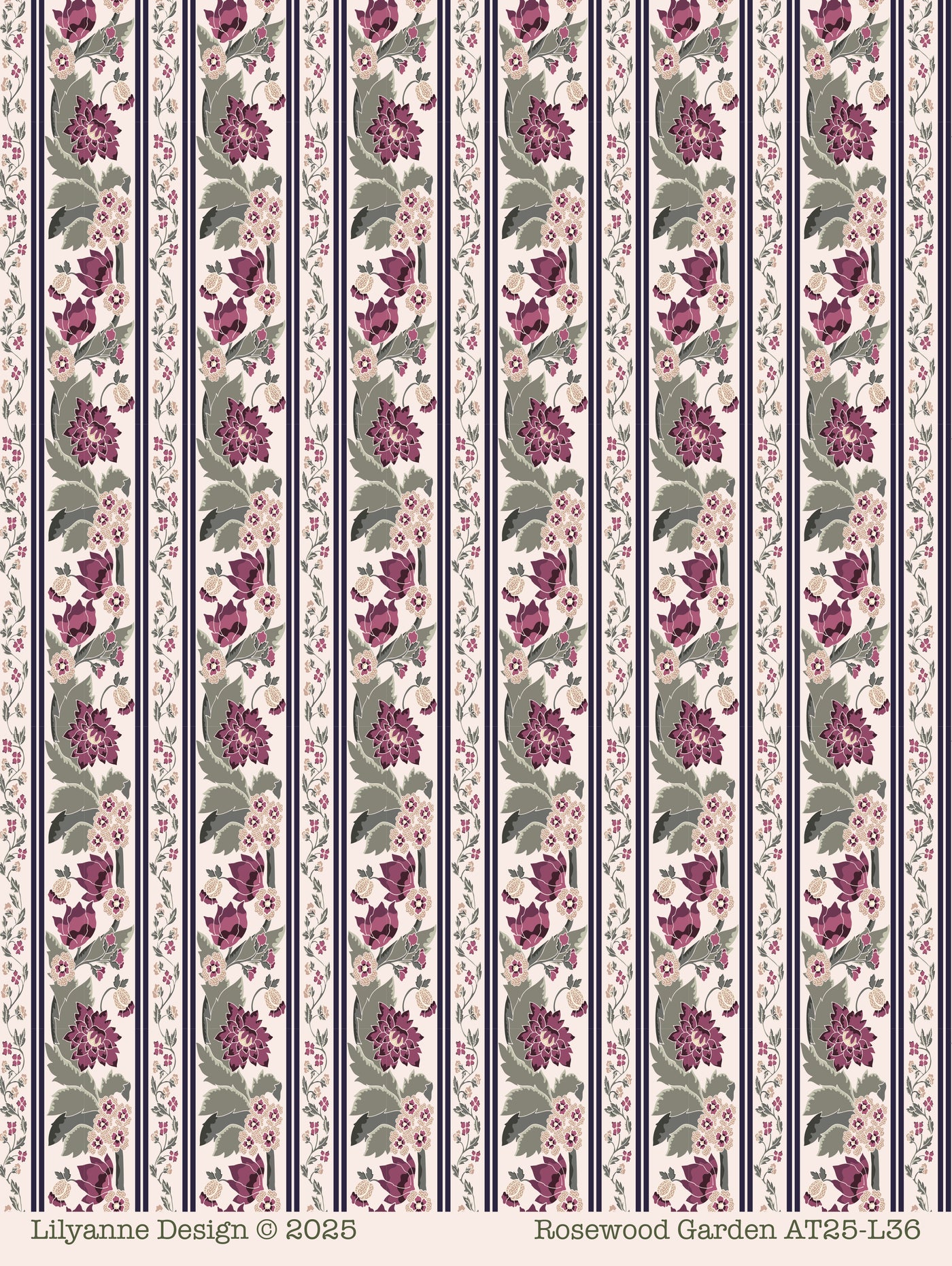 Twilight Botanica - Bespoke Patterned Paper Pack