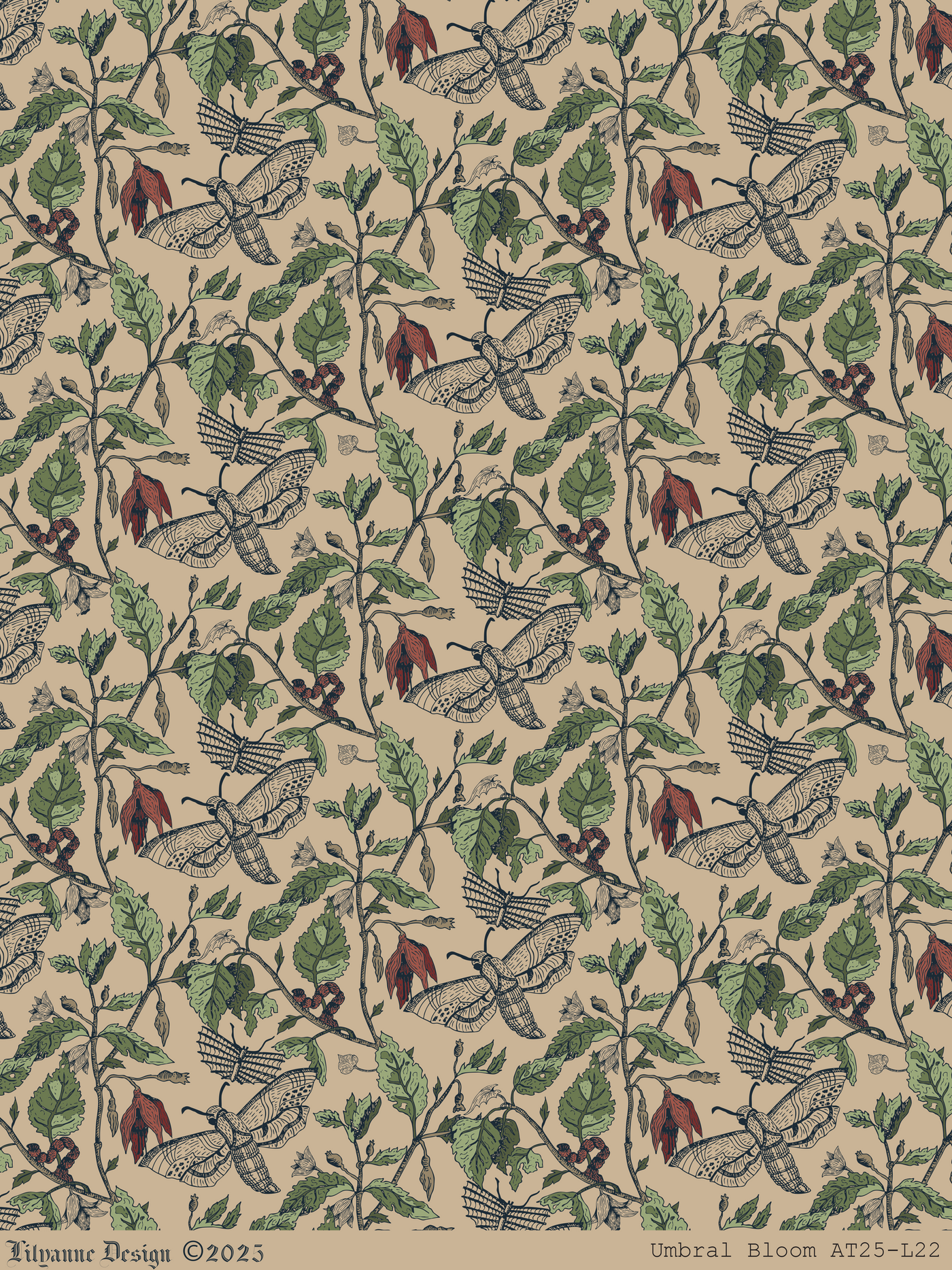 Botanica Obscura - Bespoke Patterned Paper Pack