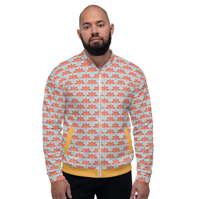 Lotus Unisex Bomber Jacket