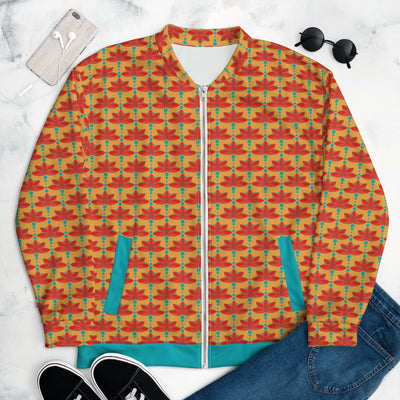 Lotus Unisex Bomber Jacket