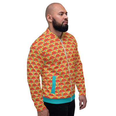 Lotus Unisex Bomber Jacket