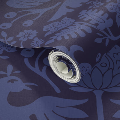 Aviary Damask Wallpaper