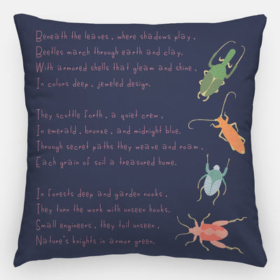 Busy Beetles Artisan Pillow Case 24 Inch