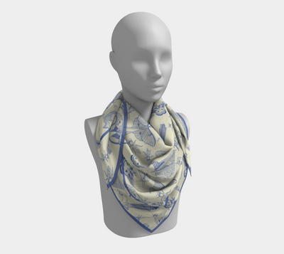 Garden Keepers in Blue Bandana