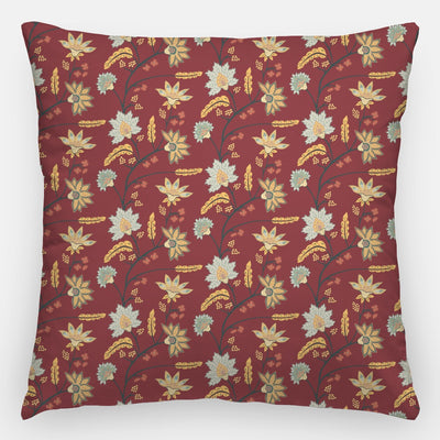 Indian Floral Artisan Pillow Case 24 Inch