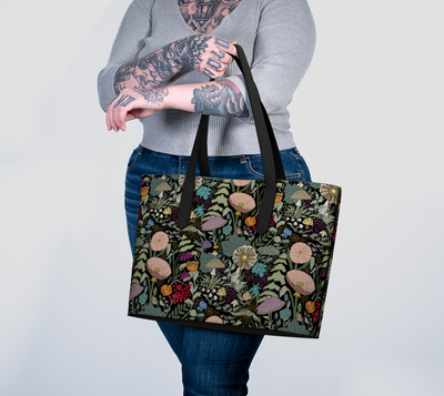 Forest Floor Vegan Leather Tote