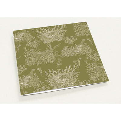 Pheasants & Wildflowers - Pack of 10 Greeting Cards