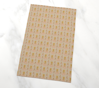 Tea Towel | Boho Stripe light | Eco-Friendly | Vibrant, Fade Proof (17" x 26")