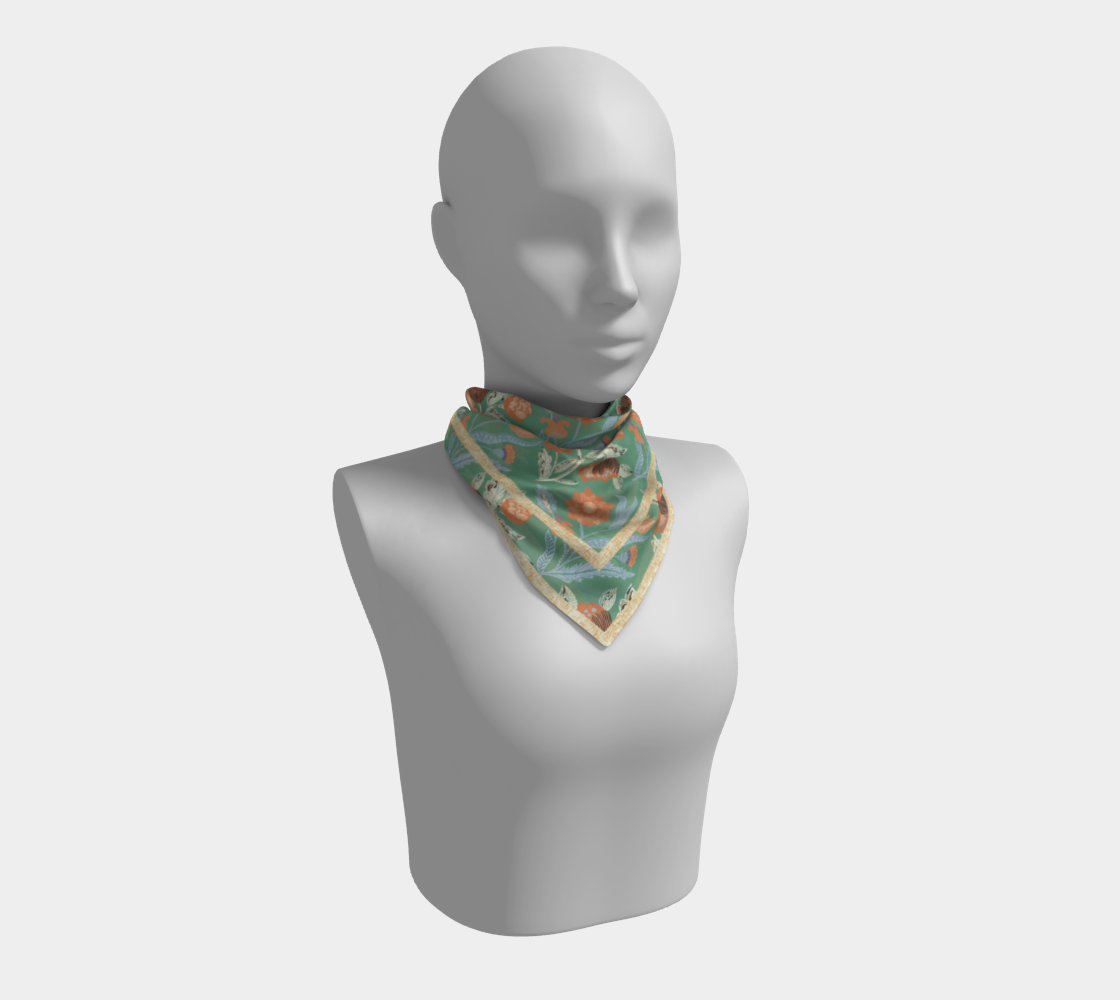 Eglantine Tangle in Green Bandana