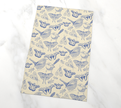 Garden Keepers in Blue Tea Towel