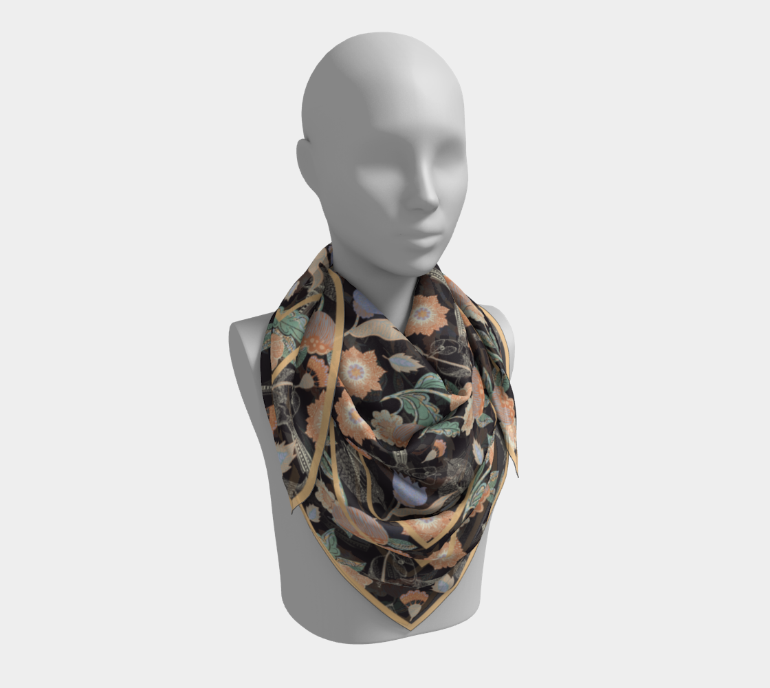 Meadow Song in Black Bandana