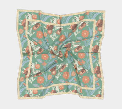 Eglantine Tangle in Green Bandana