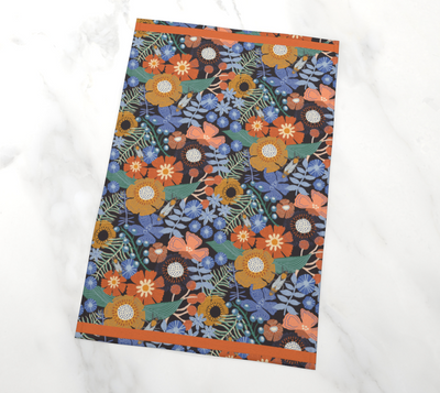 Canopy in Black Tea Towel
