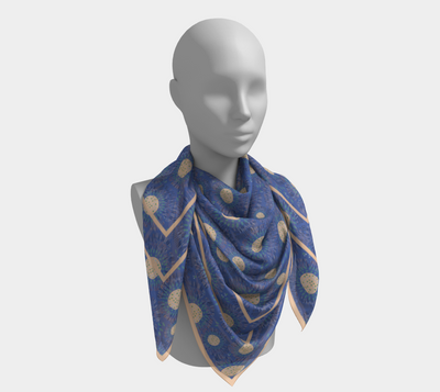 Sunflare Scatter in Dark Blue Bandana