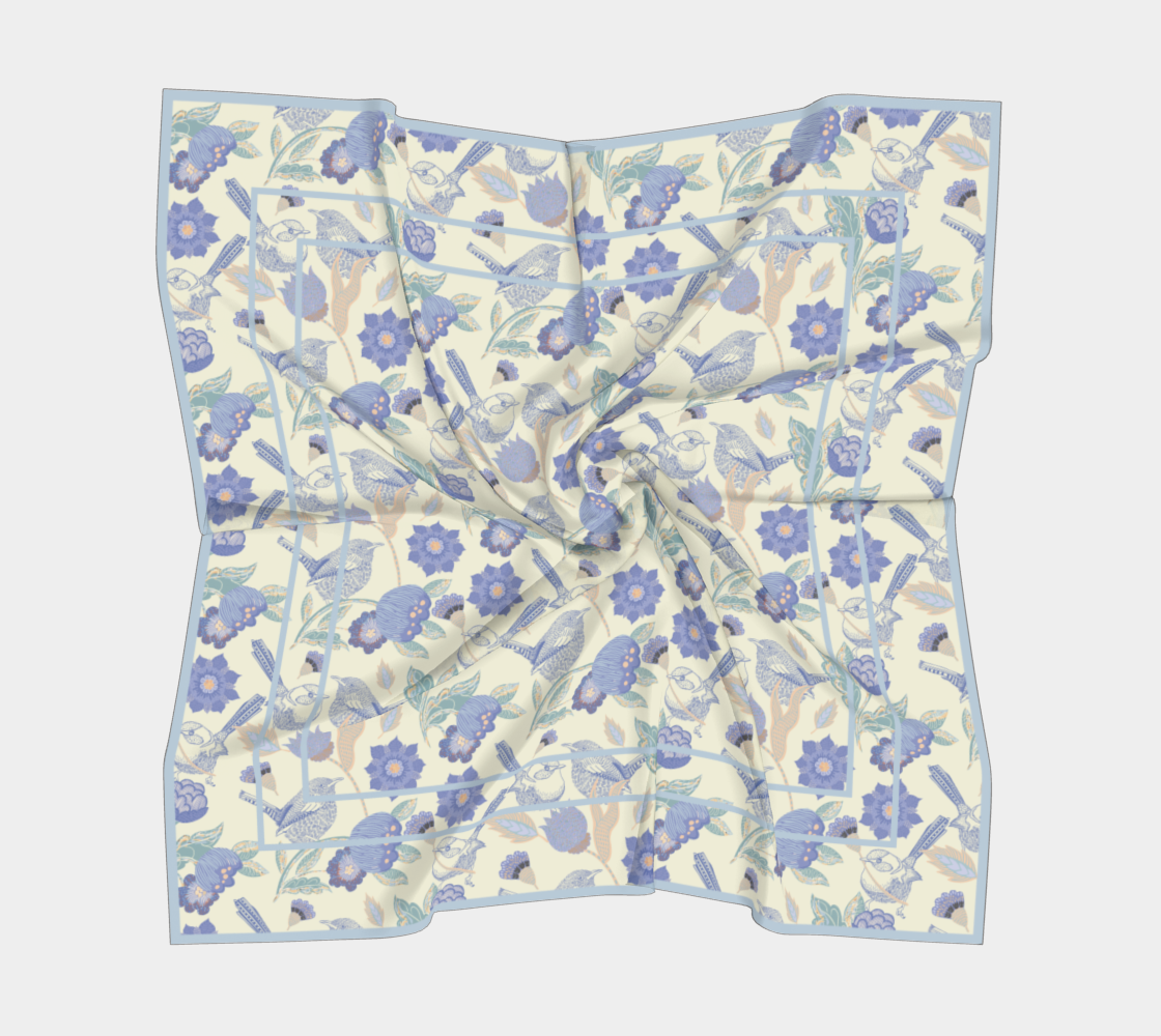 Meadow Song in Cream Bandana