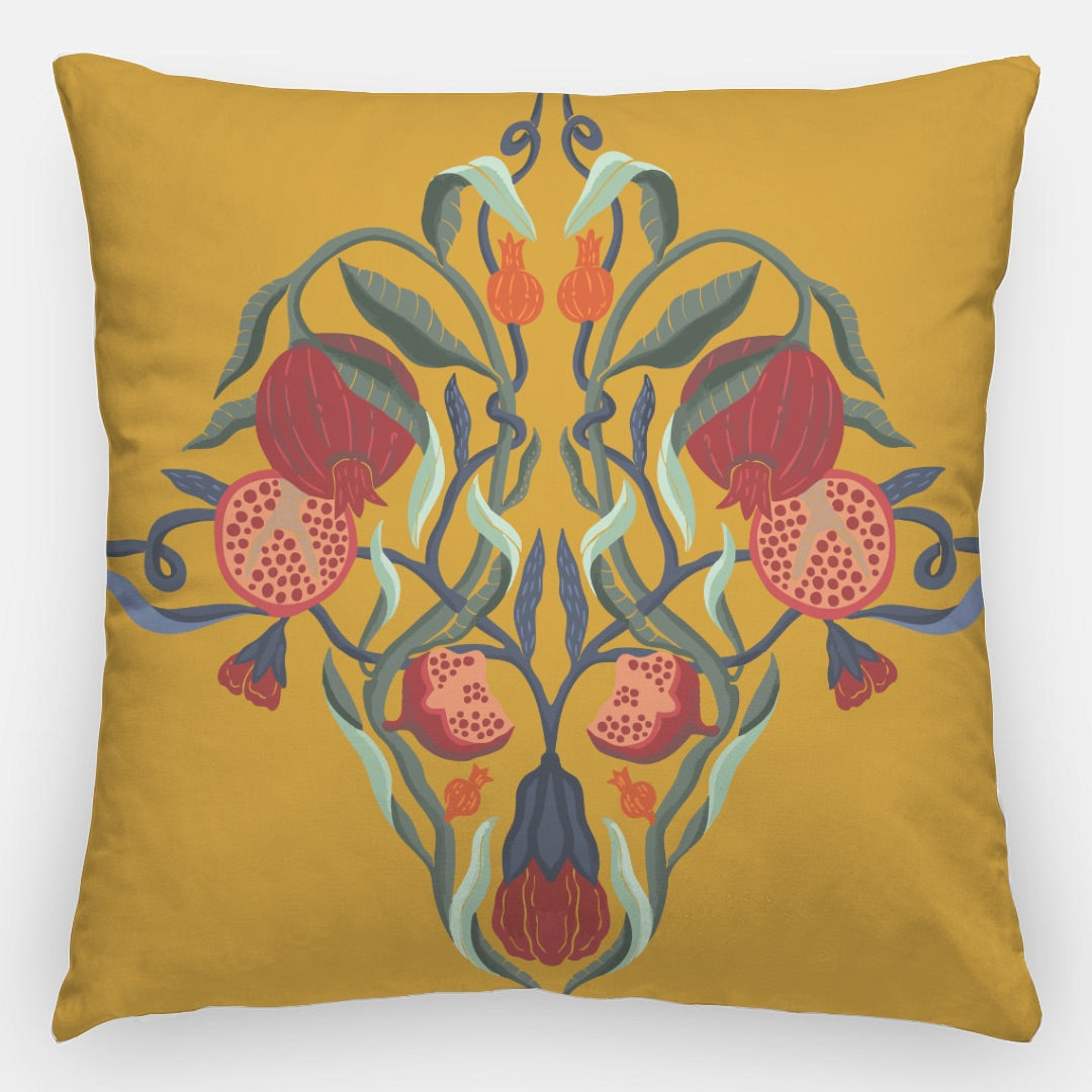 Pomegranates Artisan Pillow Case 24 Inch