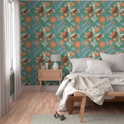 Eglantine Tangle Wallpaper