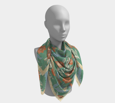 Eglantine Tangle in Green Bandana