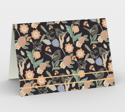 Meadow Song in Black Card