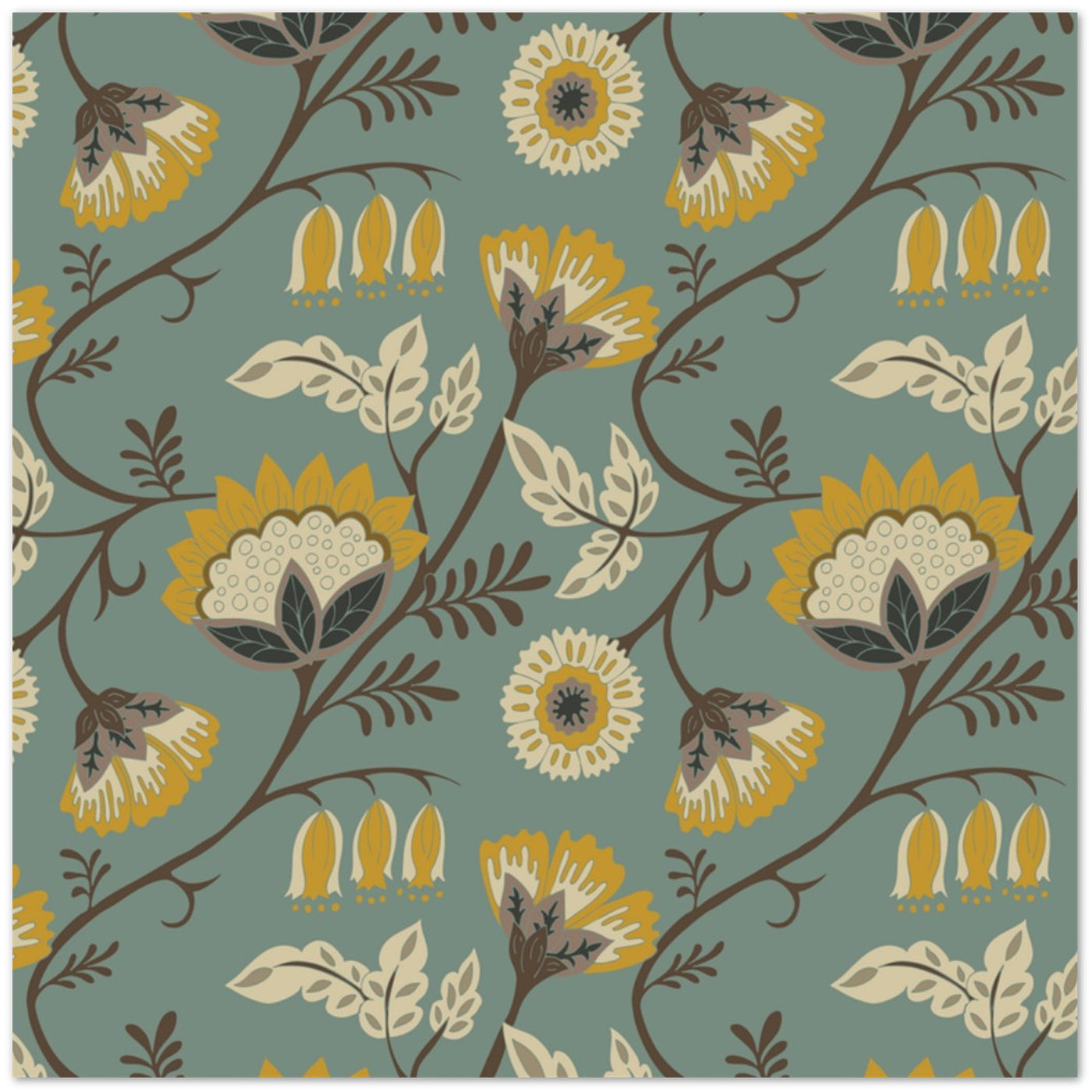 Verdure Blooms - Pack of 10 Greeting Cards