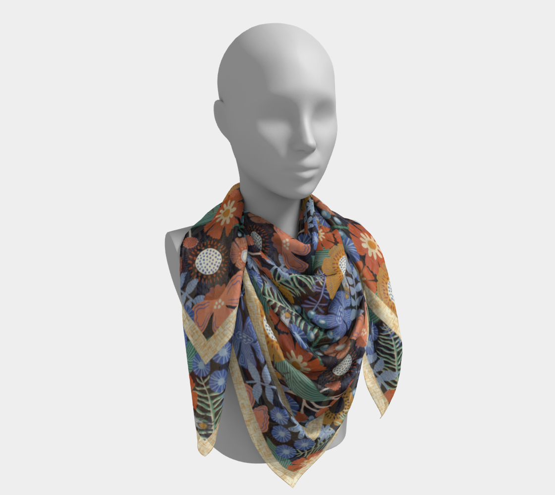 Canopy in Black Bandana