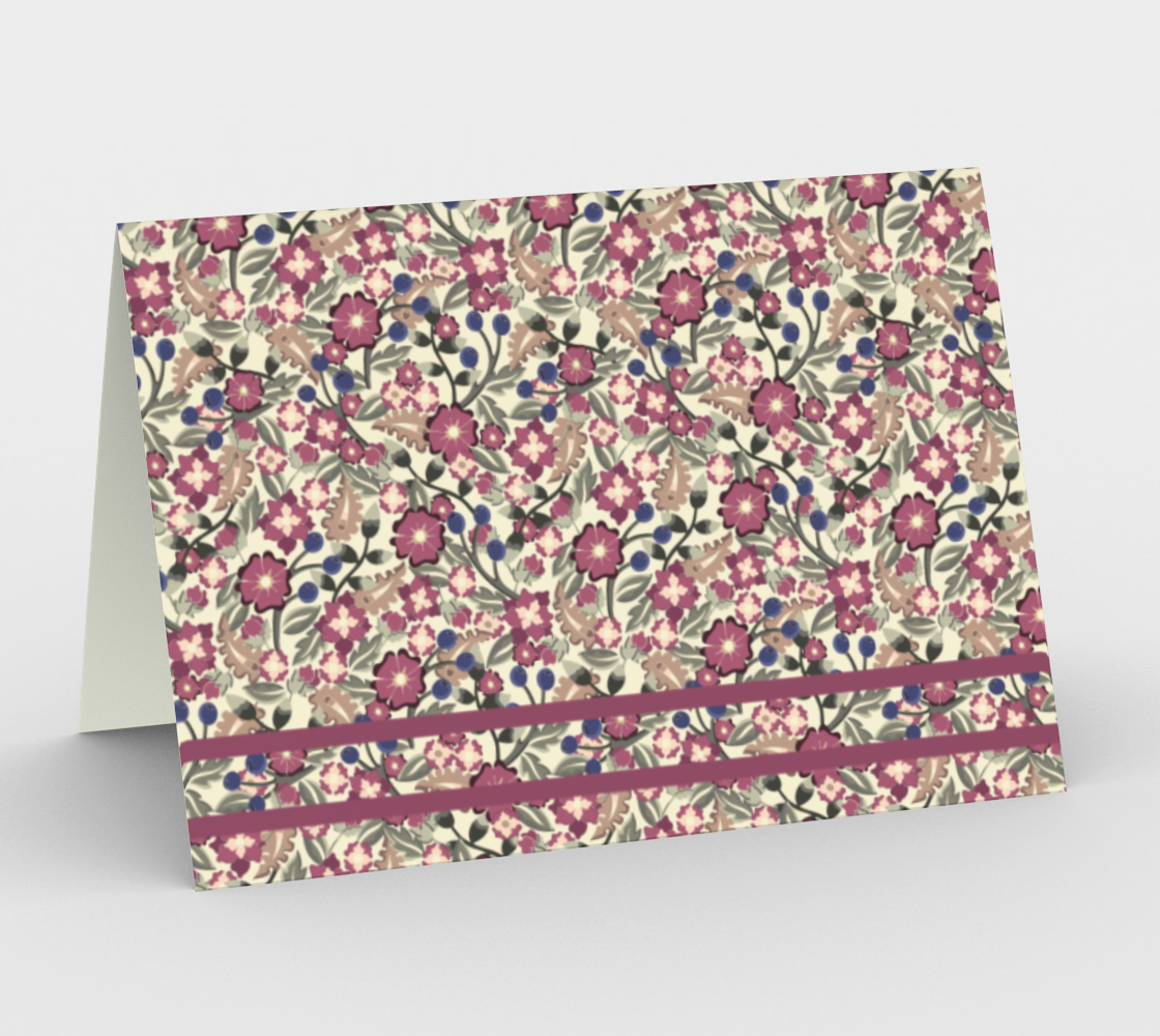 Berry Bramble Notecard Set – Set of 3 with Envelopes