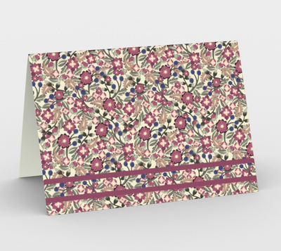 Berry Bramble Notecard Set – Set of 3 with Envelopes